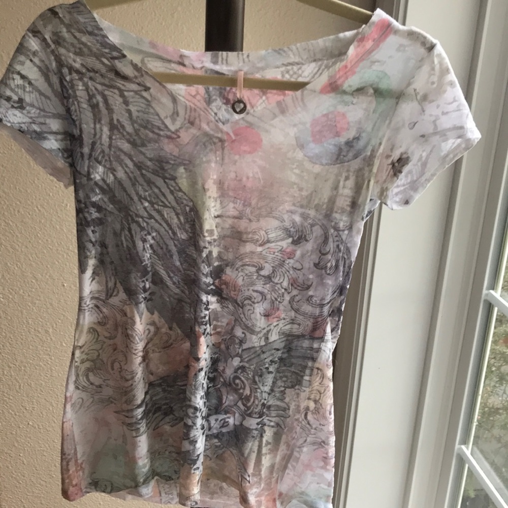 3/25 💙Robin K, Semi-Transparent Tee